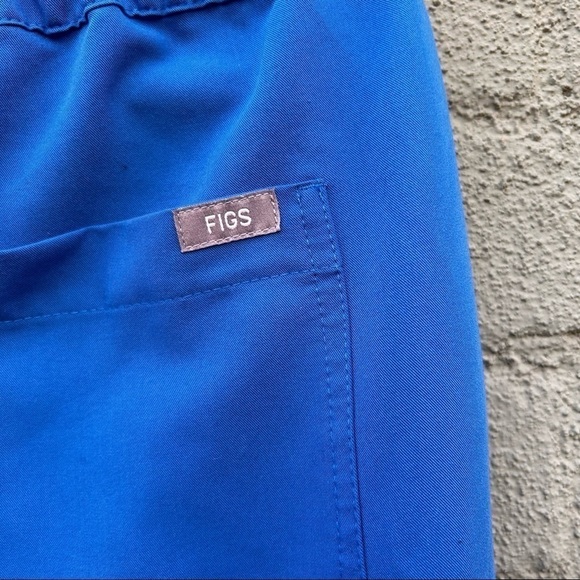 Figs | Pisco Scrub Pants | Royal Blue | Size Large - Picture 3 of 6